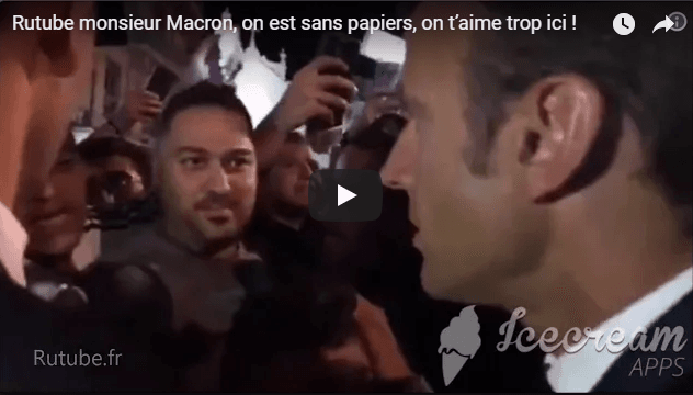 VIDÉO. France : l&rsquo;incroyable échange entre Macron et un sans-papier algérien