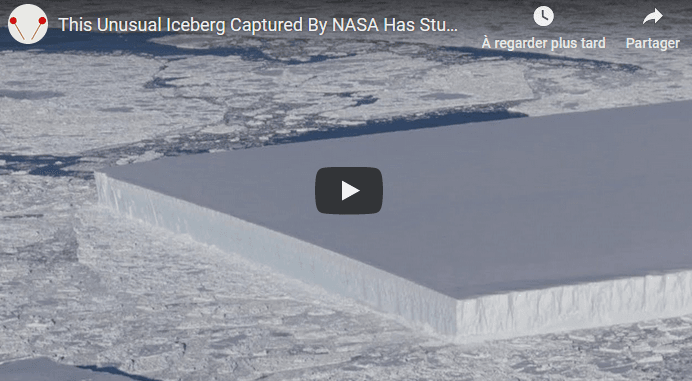 VIDÉO. Un iceberg parfaitement rectangulaire apparaît en Antarctique