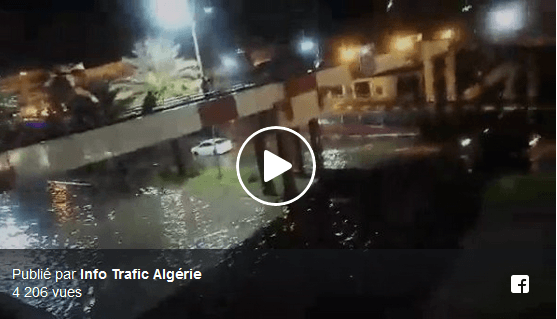 VIDÉOS. Fortes pluies sur Alger : des routes et des maisons inondées