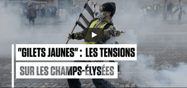 VIDÉOS – France : des milliers de « Gilets jaunes » manifestent à Paris