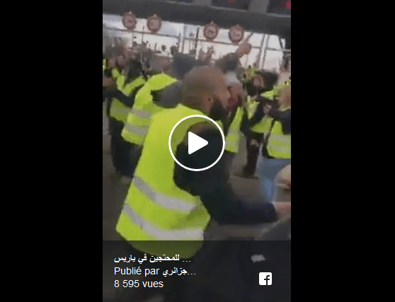 VIDÉO. France : comment un algérien encourage à sa façon les « gilets jaunes »