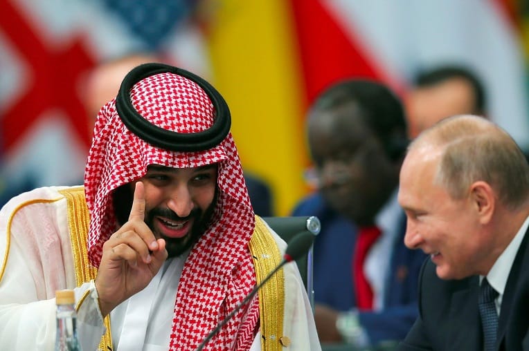 VIDÉO. Poutine et MBS affichent leur bonne entente au début du G20