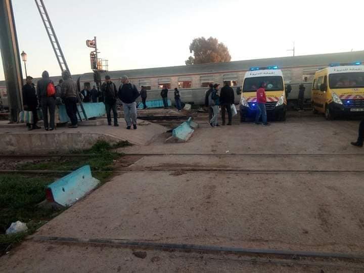 Déraillement d’un train à Oran : pas de victimes, le trafic ferroviaire suspendu