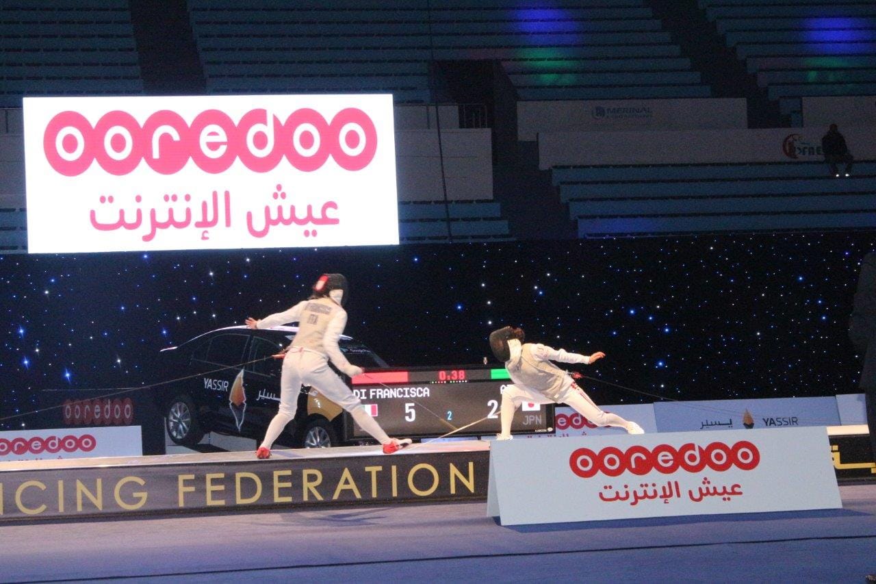 Ooredoo partenaire de la Coupe du Monde d’Escrime – Fleuret féminin