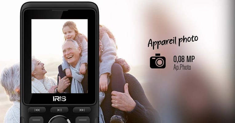 IRIS met sur le marché le I450, le premier feature phone avec option power Bank