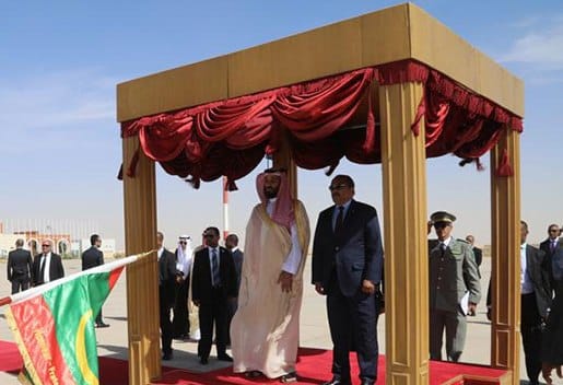 Mauritanie : brève visite du prince héritier saoudien