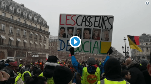 VIDÉOS – France : manifestation des « Gilets jaunes » pour la 5e semaine consécutive