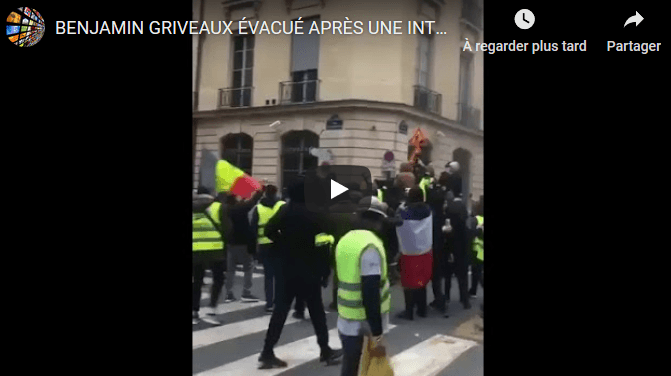 VIDÉO. « Gilets jaunes »: un ministre évacué