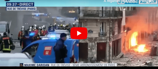VIDÉO. Forte explosion dans une boulangerie à Paris
