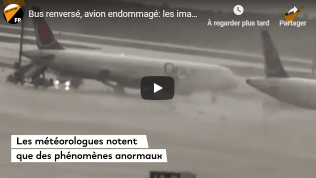 VIDÉO. Les images chocs d’une tornade sur un aéroport en Turquie