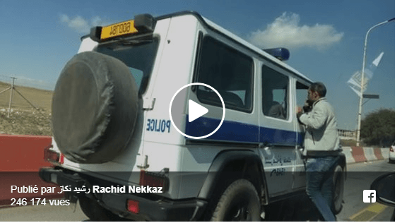 VIDÉO. Rachid Nekkaz empêché de se rendre à Oran, son véhicule bloqué sur l’autoroute