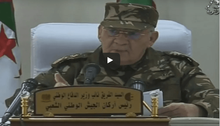 VIDÉO. Depuis Tamanrasset, Gaid Salah réagit aux marches contre le 5e mandat