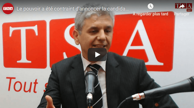 VIDÉO. Mohcine Belabbas : « Le pouvoir a été contraint d’annoncer la candidature de Bouteflika »