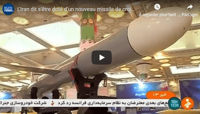 VIDÉO. L&rsquo;Iran a testé avec succès un missile de croisière