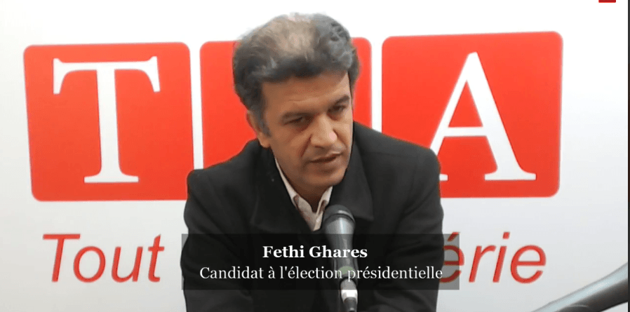 VIDÉO. Entretien avec Fethi Ghares, candidat à l&rsquo;élection présidentielle