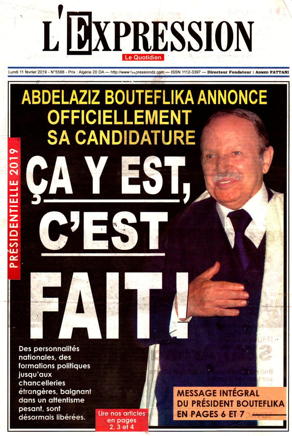 Revue de presse Les Unes de vos journaux du lundi 11 février — TSA Revue de presse Les Unes de vos journaux du lundi 11 février — TSA