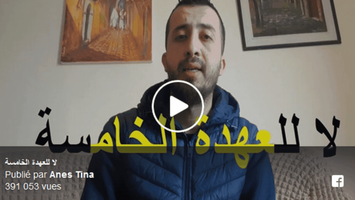 VIDÉO. Anes Tina se prononce contre le 5e mandat