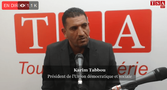 VIDÉO. Entretien avec Karim Tabbou, président de l’Union démocratique et sociale