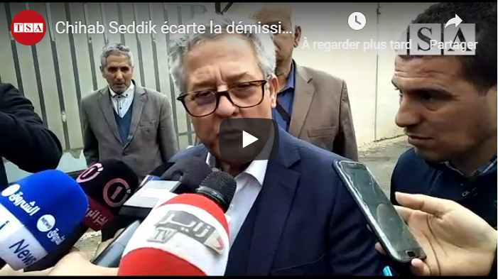 VIDEO. RND : Chihab écarte la démission d’Ouyahia, lance une pique à ceux qui s’accrochent au pouvoir