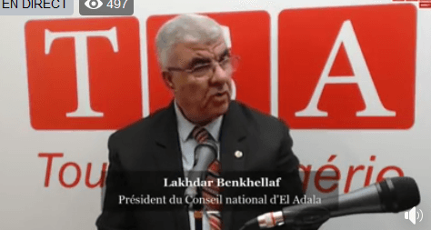 VIDÉO. Entretien avec Lakhdar Benkhellaf, Président du Conseil national d&rsquo;El Adala