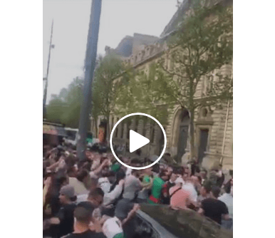 VIDÉO. Le moment où les manifestants découvrent la présence de Boujerra Soltani parmi eux