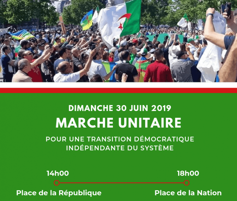 France : appel à une marche ce dimanche à Paris pour « l’État de droit et l’arrêt de la répression en Algérie »