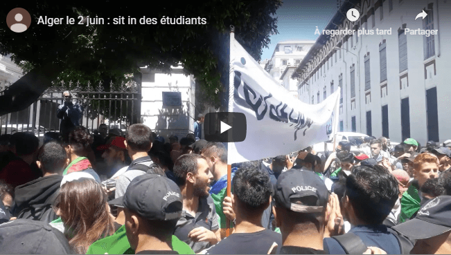 VIDÉO. Un sit-in des étudiants à Alger réprimé par la police