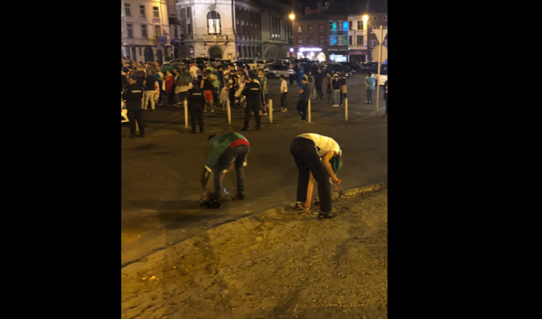 La police d’une ville belge salue le comportement des supporters algériens