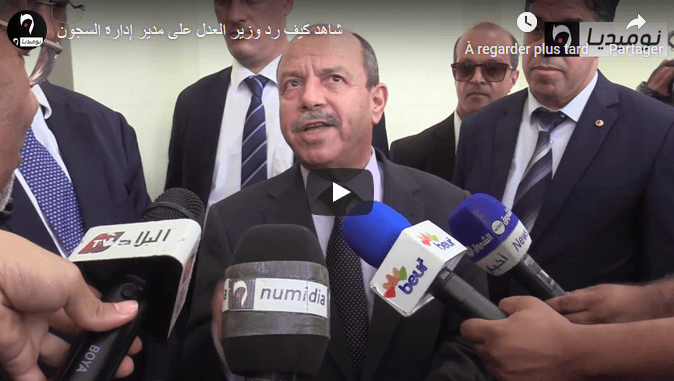 VIDÉO. Zeghmati recadre sèchement le directeur des prisons