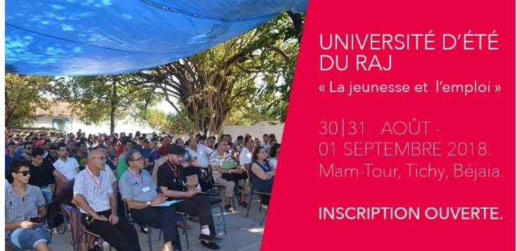 L’université d’été de RAJ interdite par les autorités