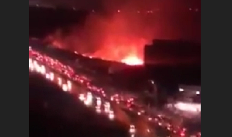 VIDÉO. Alger : incendie au parc Dounia