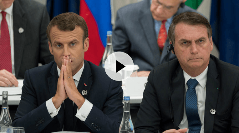 Le président brésilien se moque de l’épouse du président français, Macron réplique