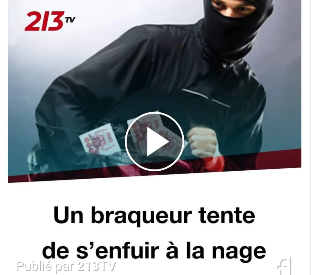 VIDÉO. Bejaia : un braqueur tente de fuir à la nage