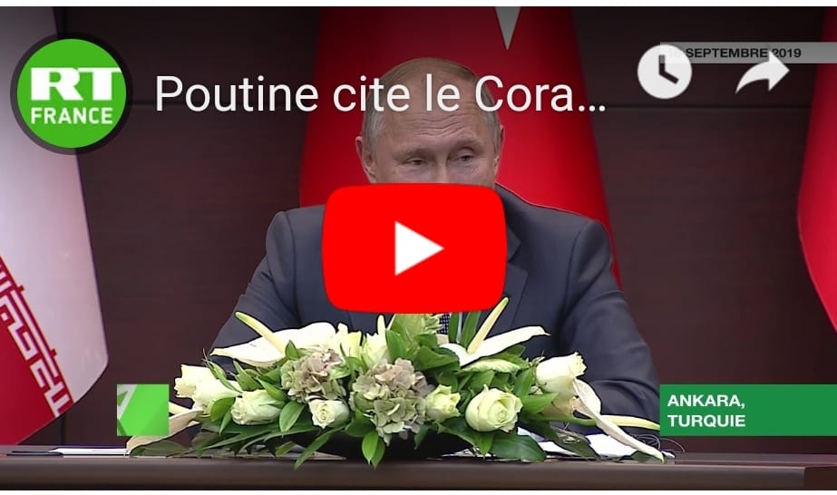 VIDÉO – Attaque de drones contre l’Arabie saoudite : quand Poutine cite le Coran