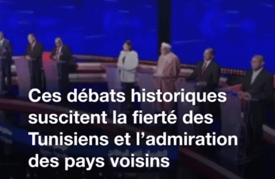 VIDÉO. Débats présidentiels historiques en Tunisie