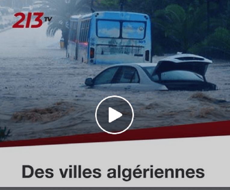 VIDÉO. Inondations : des villes algériennes sous l’eau