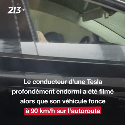 VIDÉO. Un homme endormi au volant à 90 km/h