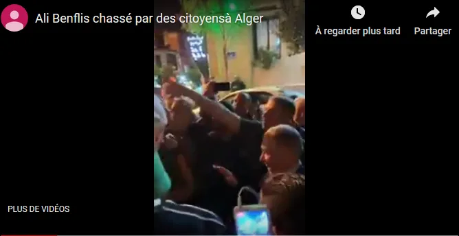 VIDÉO – Ali Benflis hué et chassé par la population à Alger