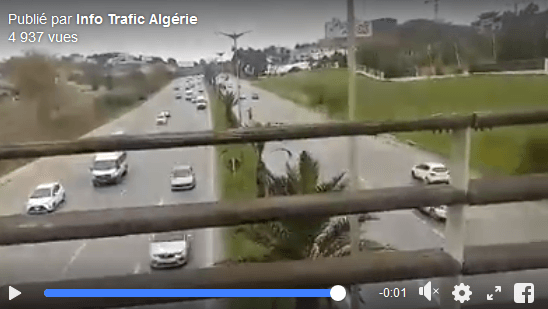 VIDÉO. Alger : les usagers du passage supérieur des Grands Vents en danger
