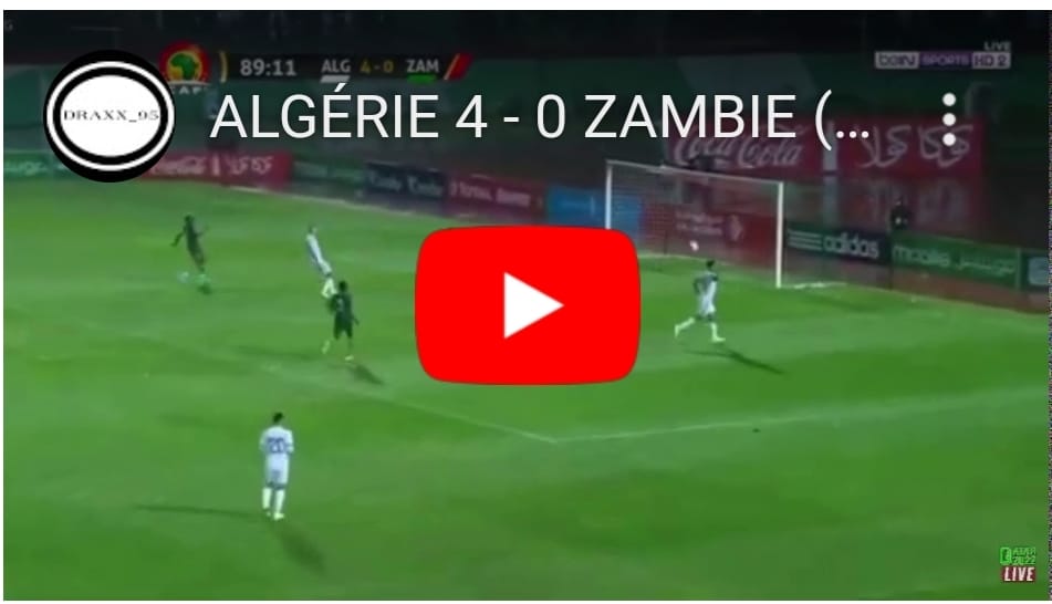 CAN 2021 : Algérie – Zambie, le beau but de Bounedjah