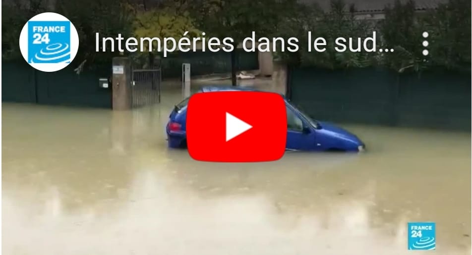 VIDÉO. France : quatre morts dans les inondations
