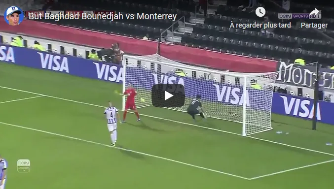 VIDÉO. Coupe du monde des clubs : le but de Bounedjah