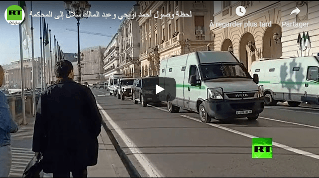 VIDÉO. Le passage du « cortège » de Sellal et Ouyahia à Alger