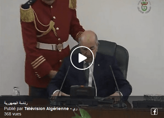 VIDÉO. Premier conseil des ministres pour Tebboune