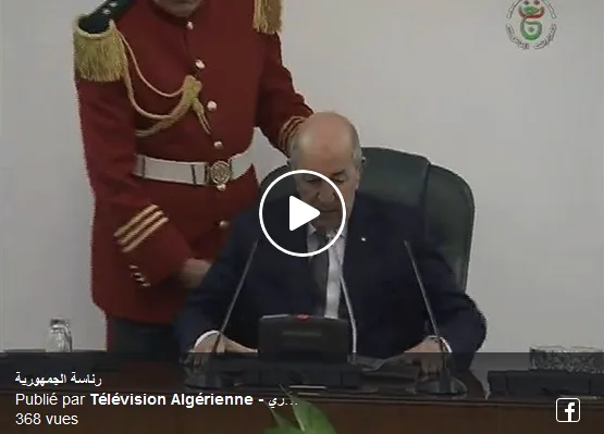 VIDÉO. Premier conseil des ministres pour Tebboune