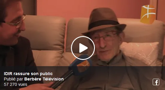 VIDÉO. Le chanteur Idir rassure ses fans : « Je ne suis pas mort »