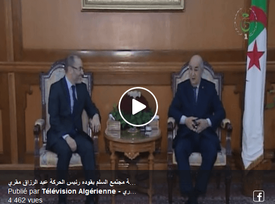 VIDÉO. Tebboune reçoit Makri