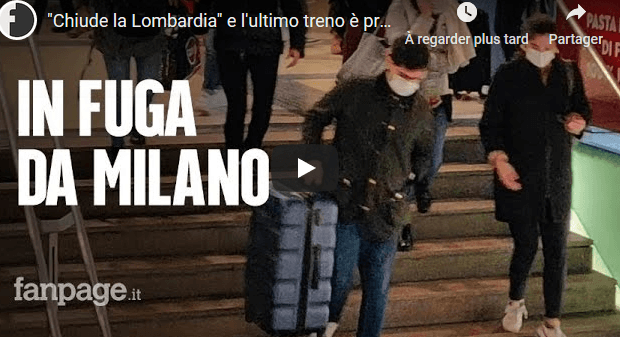 VIDÉO – Coronavirus : ruée des habitants de Milan vers la gare avant la quarantaine imposée