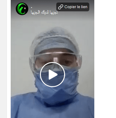 VIDÉO – « Ne venez à l’hôpital qu’en cas d’urgence » : l’appel d’un médecin du CHU de Blida
