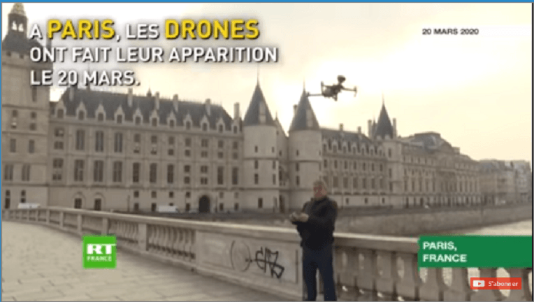 VIDÉO. Coronavirus : des drones pour faire respecter le confinement